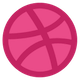 dribbble logo image